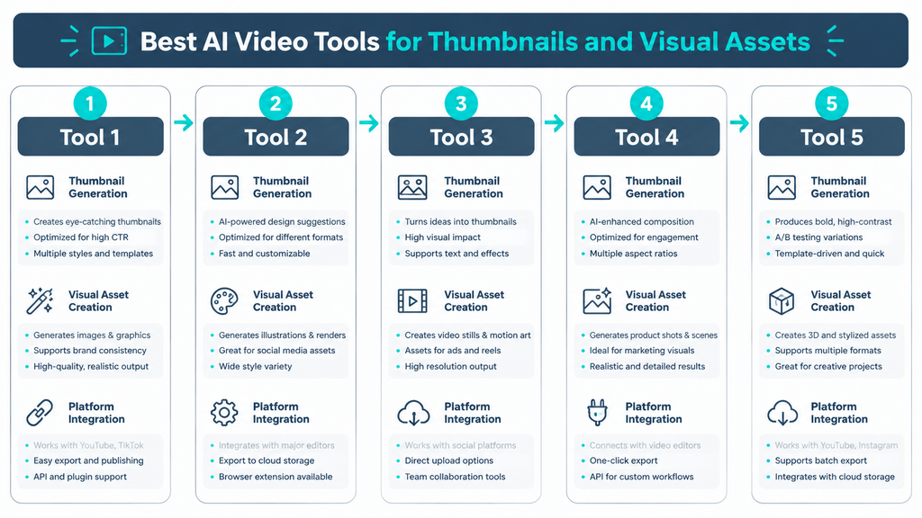 Best AI Video Tools for Thumbnails and Visual Assets