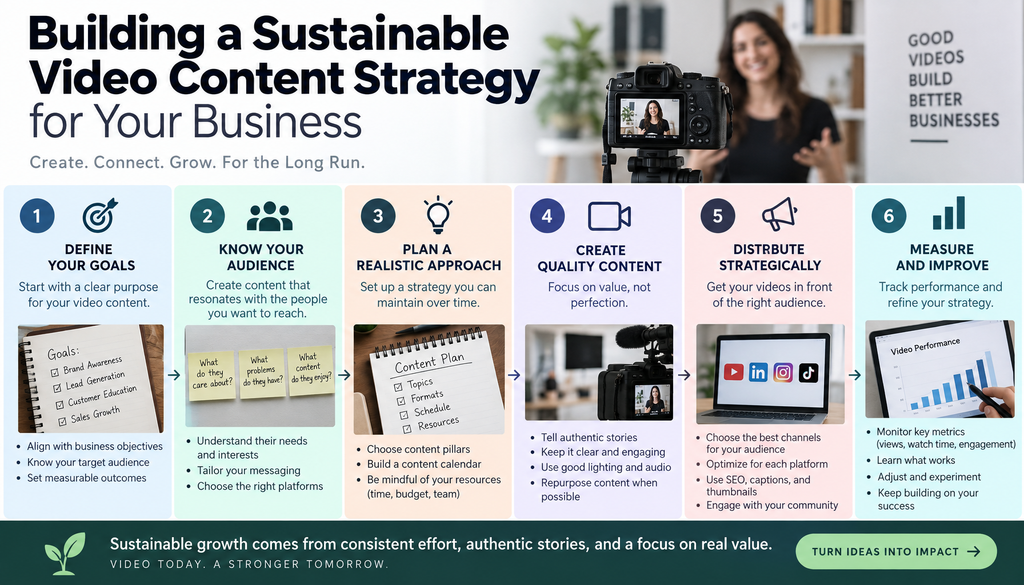 Building a Sustainable Video Content Strategy for Your Business