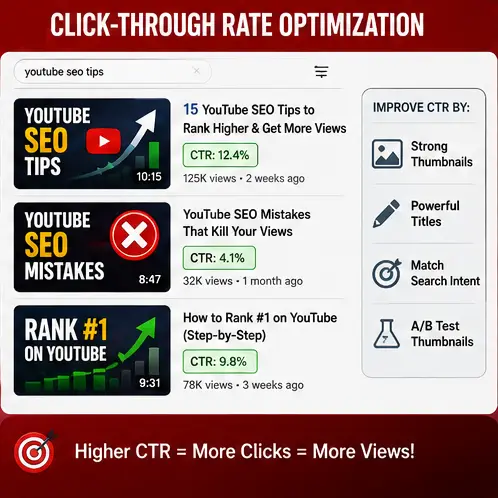 Click Through Rate Optimization Infographic