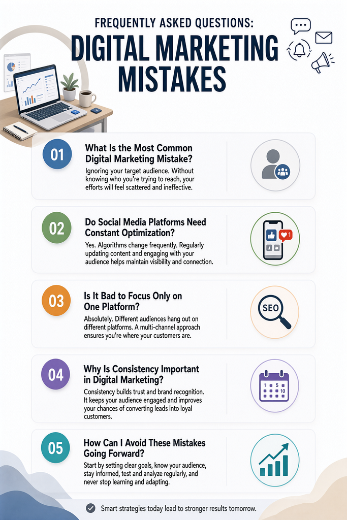 Frequently Asked Questions Digital Marketing Mistakes