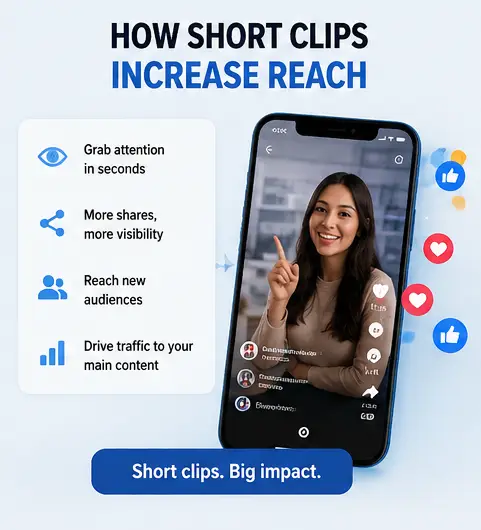 How short clips increase reach and audience engagement