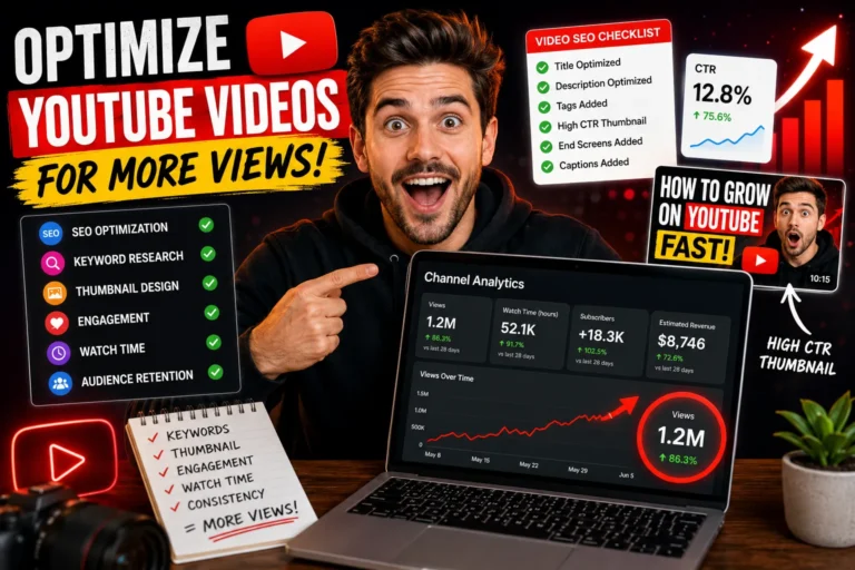 How to Optimize YouTube Videos for More Views with YouTube SEO Strategies