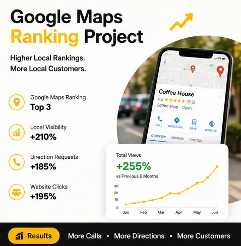 Tasknestly SEO services Google Maps ranking project