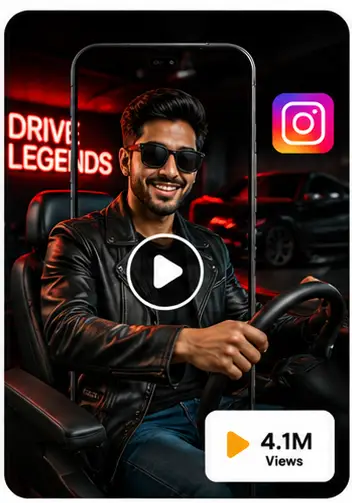 Tasknestly viral video services Drive Legends automotive creator project