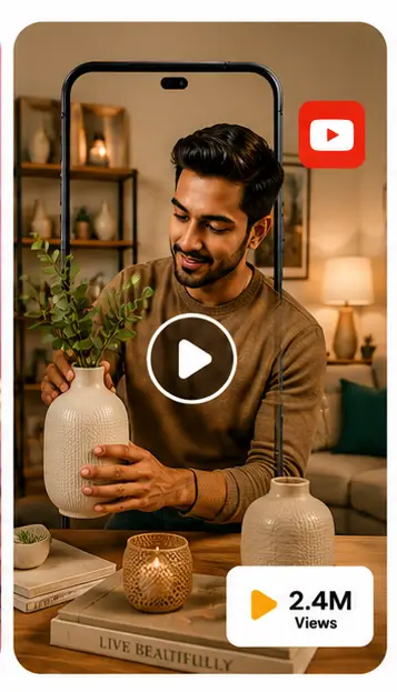 Tasknestly viral video services HomeVibes Decor home decor project