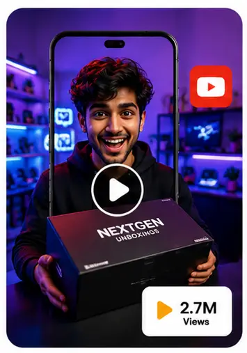 Tasknestly viral video services NextGen Unboxings tech unboxing project
