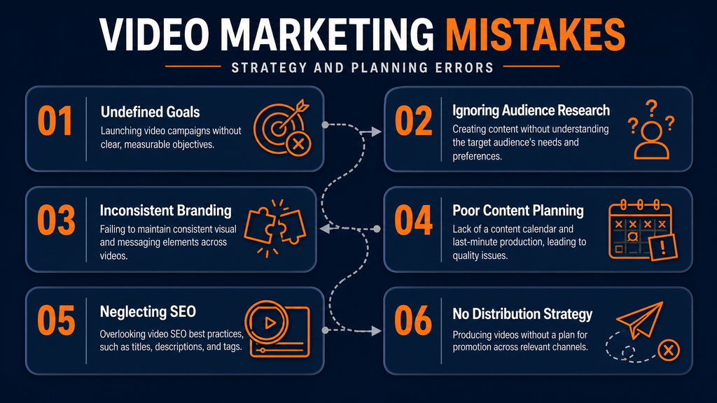 Video Marketing Mistakes Strategy and Planning Errors