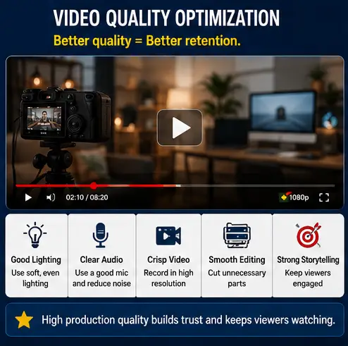 Video Quality Optimization Infographic