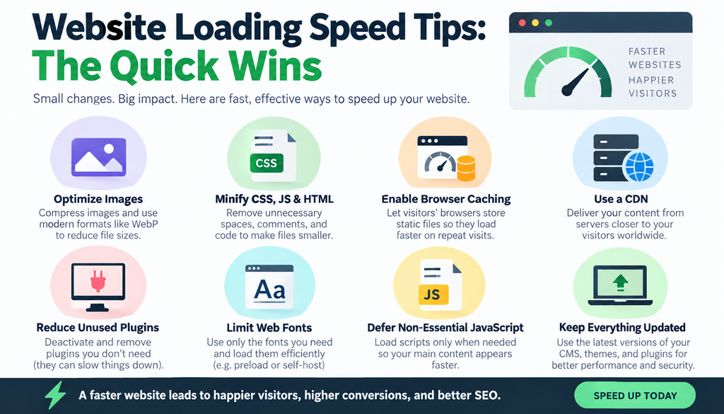Website Loading Speed Tips The Quick Wins