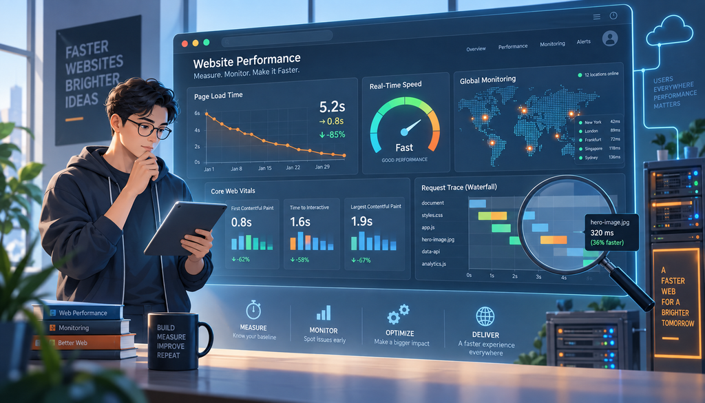 Website Performance Optimization Measuring and Monitoring Speed