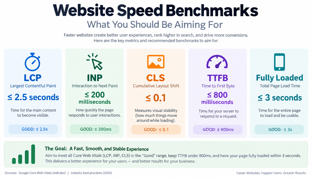 Website Speed Benchmarks What You Should Be Aiming For