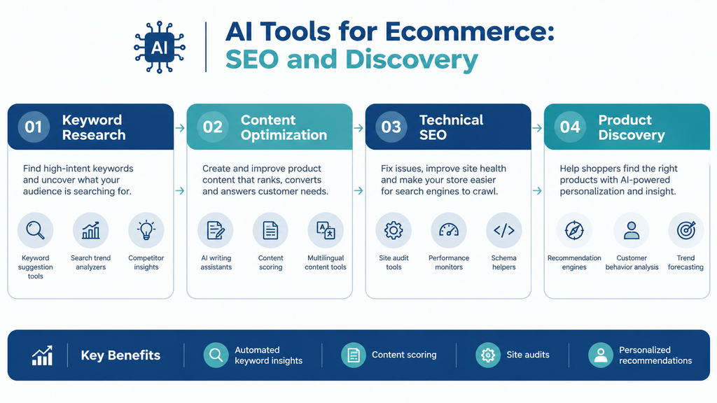 AI Tools for Ecommerce SEO and Discovery