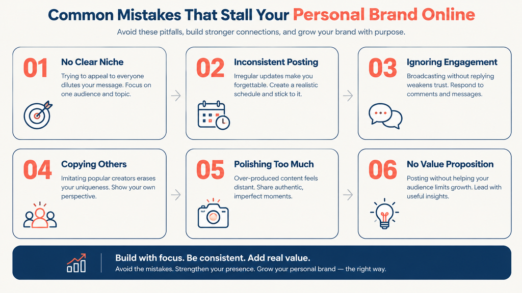 Common Mistakes That Stall Your Personal Brand Online