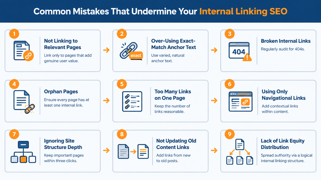 Common Mistakes That Undermine Your Internal Linking SEO