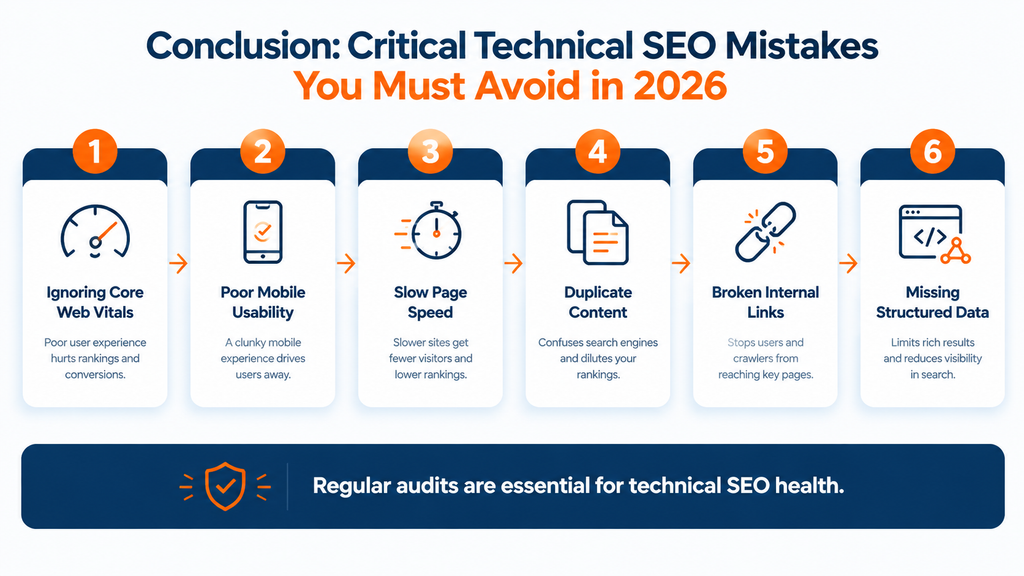 Conclusion Critical Technical SEO Mistakes You Must Avoid in 2026