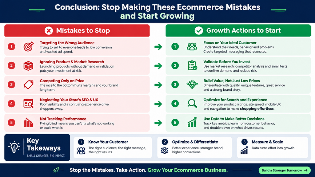 Conclusion Stop Making These Ecommerce Mistakes and Start Growing