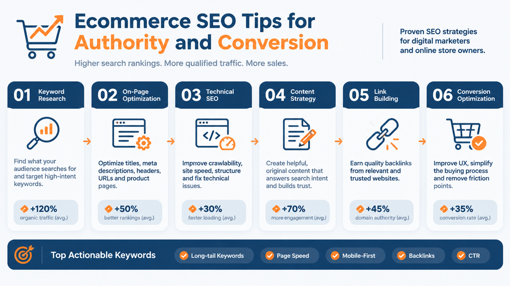 Ecommerce SEO Tips for Authority and Conversion 2