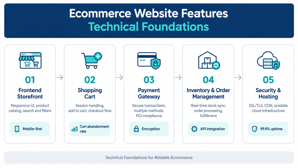 Ecommerce Website Features Technical Foundations