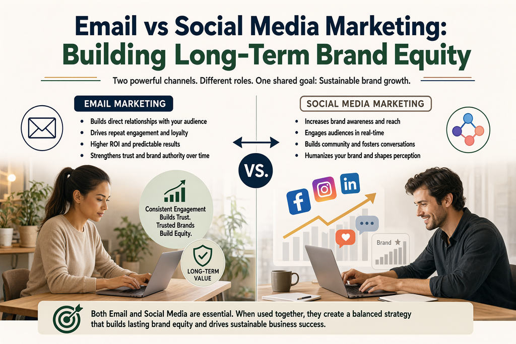 Email vs Social Media Marketing Building Long Term Brand Equity