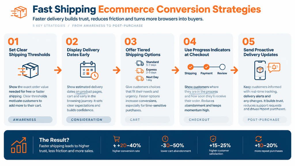 Fast Shipping Ecommerce Conversion Strategies