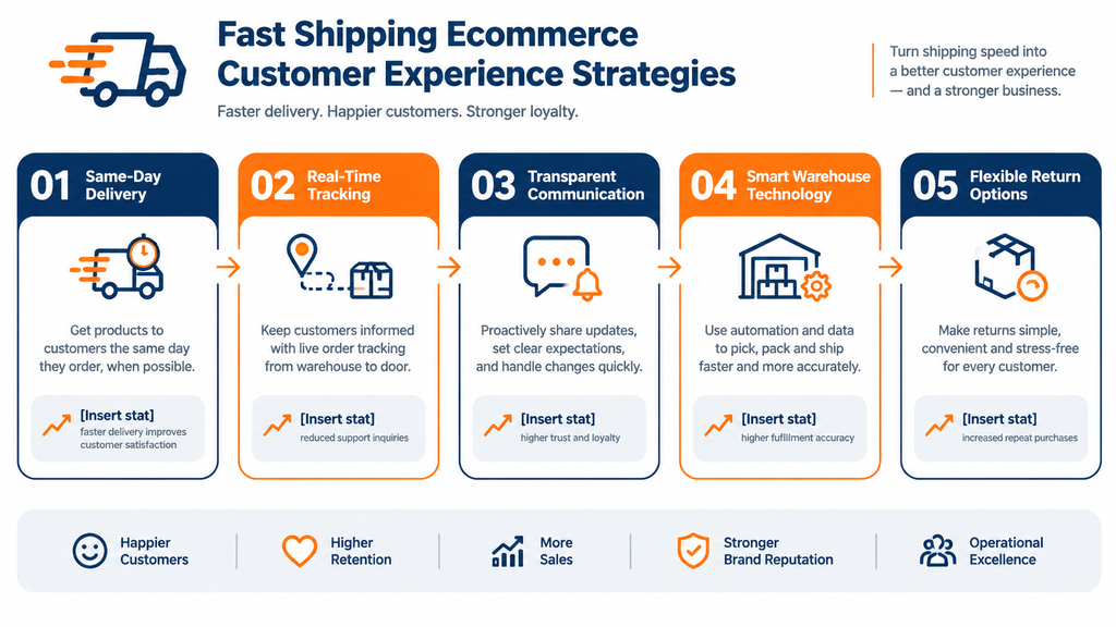 Fast Shipping Ecommerce Customer Experience Strategies