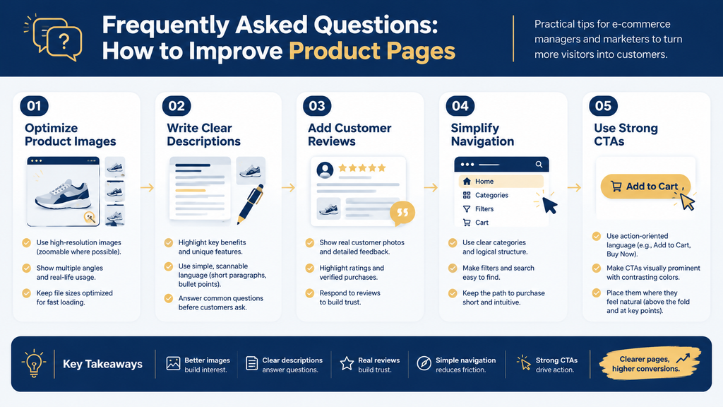 Frequently Asked Questions How to Improve Product Pages
