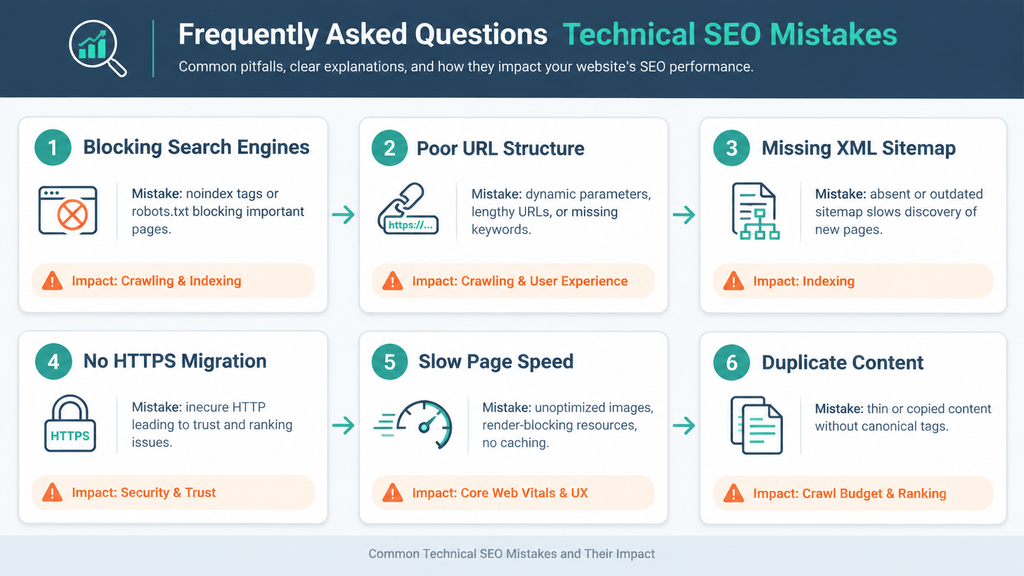 Frequently Asked Questions Technical SEO Mistakes