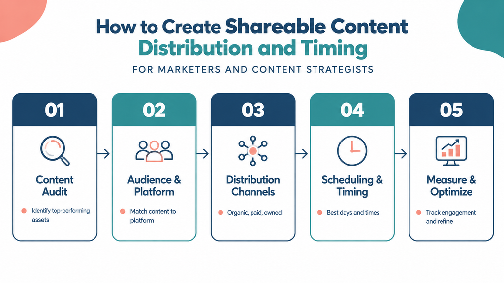 How to Create Shareable Content Distribution and Timing
