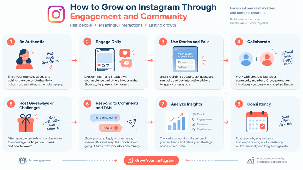 How to Grow on Instagram Through Engagement and Community