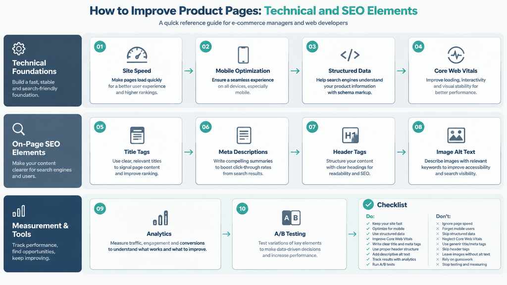 How to Improve Product Pages Technical and SEO Elements
