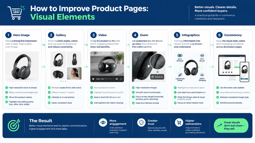 How to Improve Product Pages Visual Elements