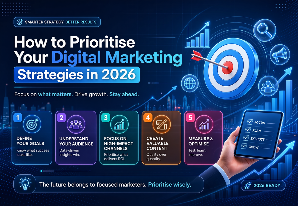 How to Prioritise Your Digital Marketing Strategies in 2026