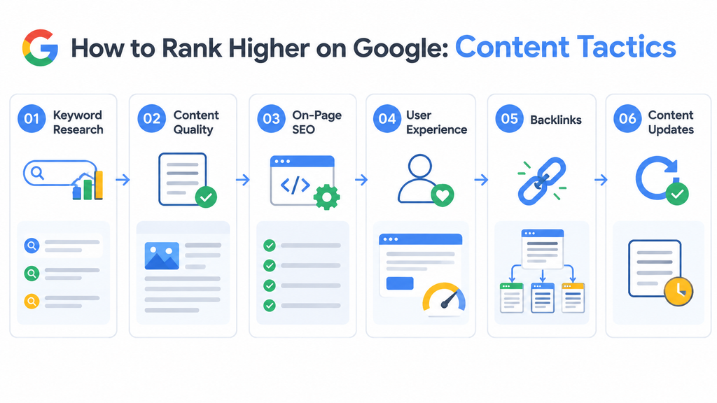 How to Rank Higher on Google Content Tactics