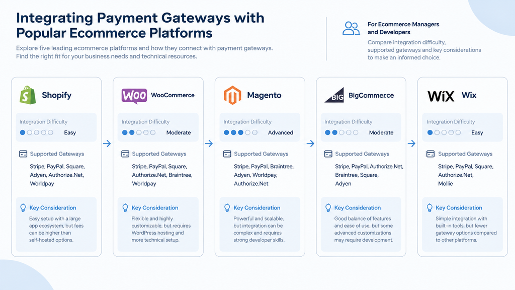 Integrating Payment Gateways with Popular Ecommerce Platforms