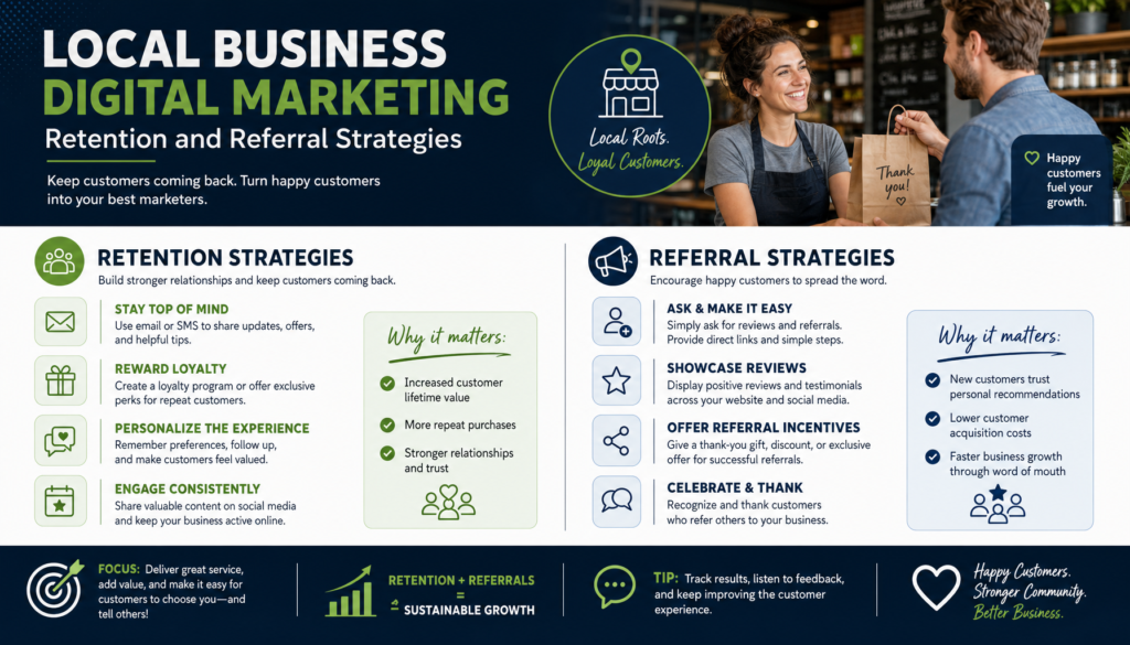Local Business Digital Marketing Retention and Referral Strategies