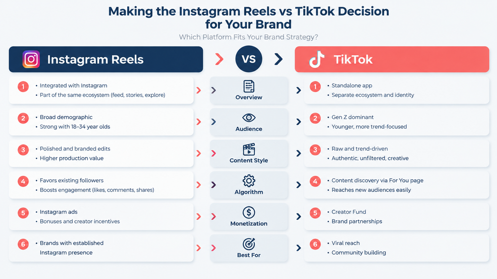 Making the Instagram Reels vs TikTok Decision for Your Brand