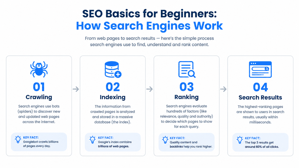 SEO Basics for Beginners How Search Engines Work