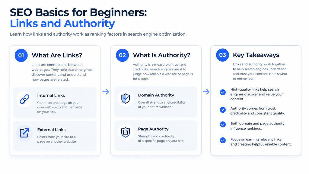 SEO Basics for Beginners Links and Authority