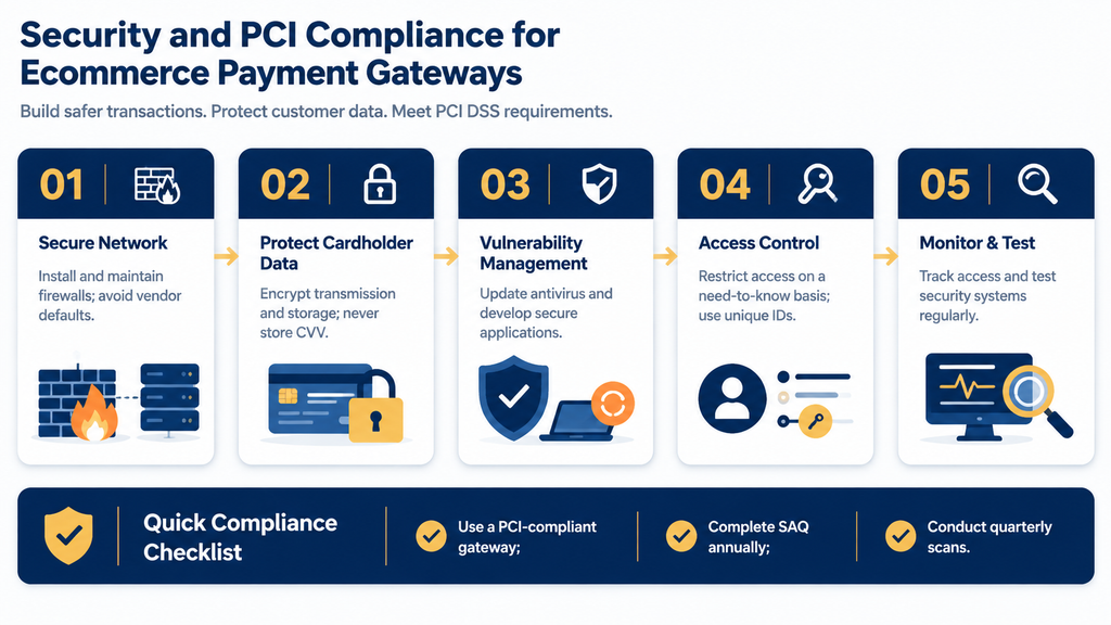 Security and PCI Compliance for Ecommerce Payment Gateways