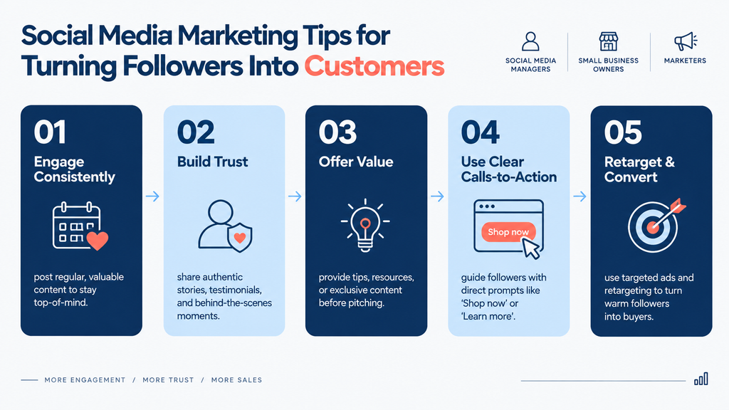Social Media Marketing Tips for Turning Followers Into Customers