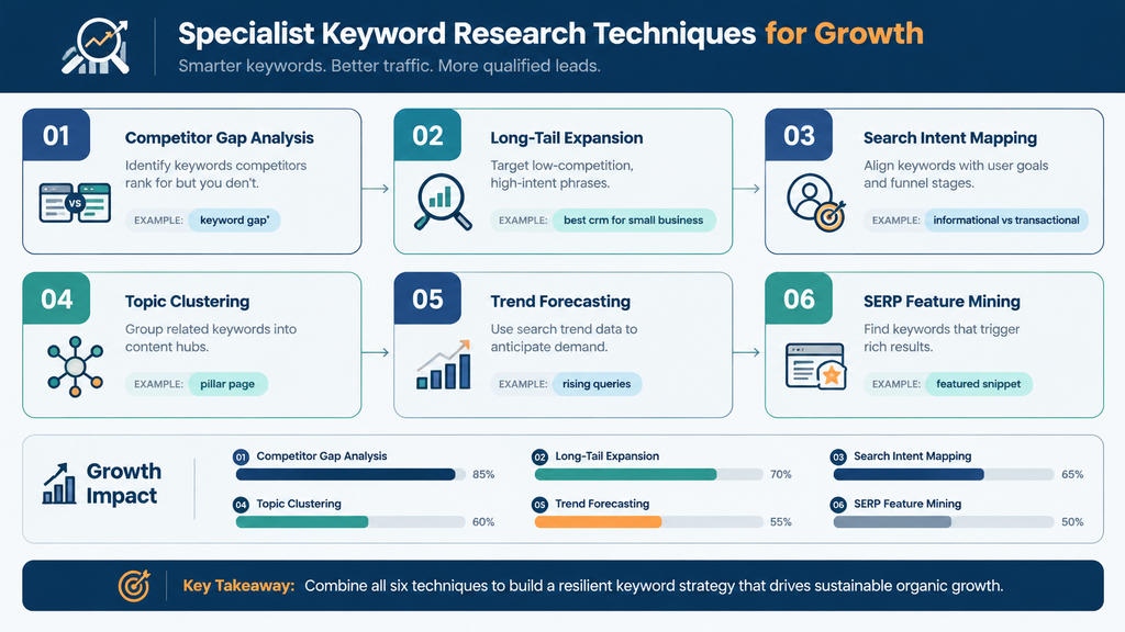 Specialist Keyword Research Techniques for Growth
