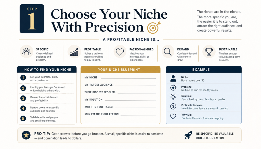 Step 1 Choose Your Niche With Precision