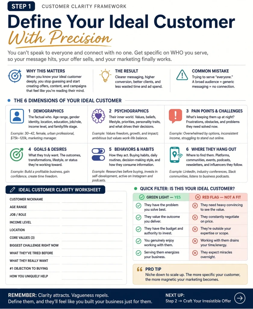 Step 1 Define Your Ideal Customer With Precision