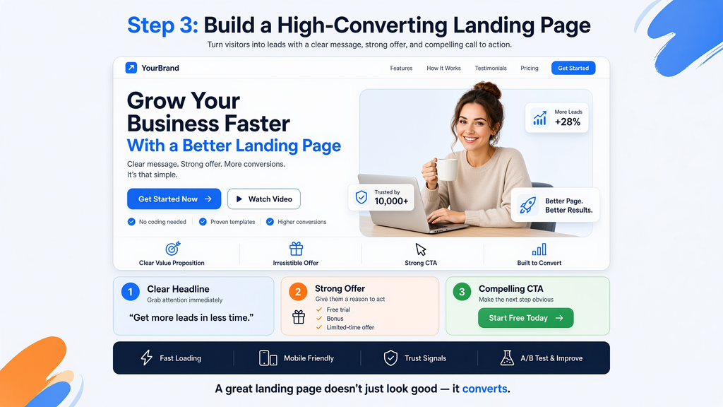 Step 3 Build a High Converting Landing Page