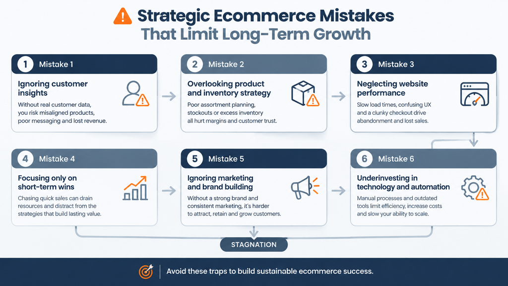 Strategic Ecommerce Mistakes That Limit Long Term Growth