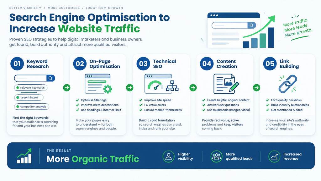Strategy 1 Search Engine Optimisation to Increase Website Traffic