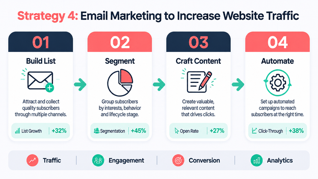 Strategy 4 Email Marketing to Increase Website Traffic