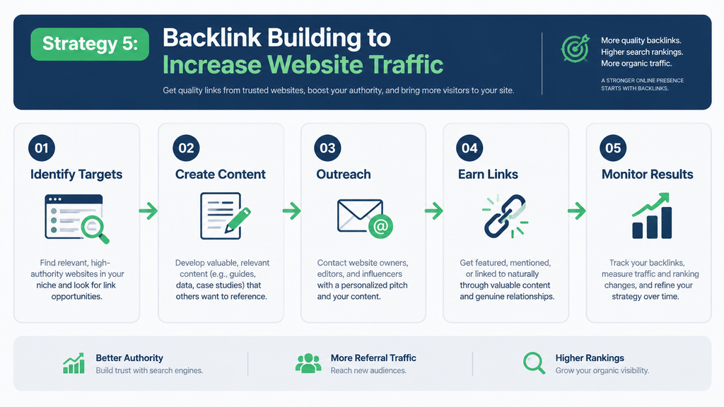 Strategy 5 Backlink Building to Increase Website Traffic