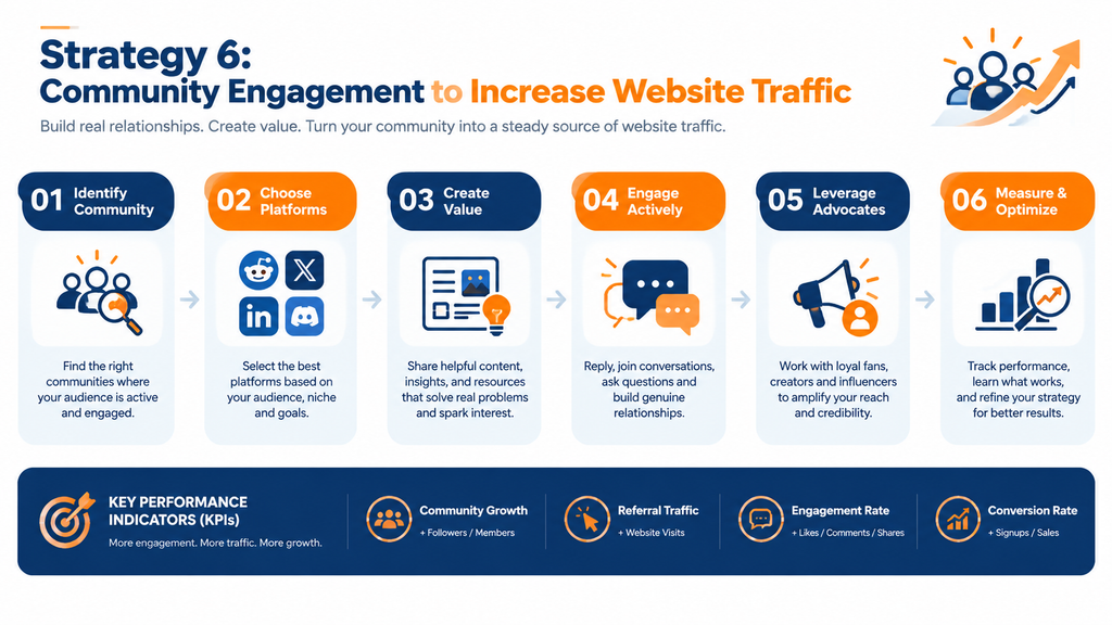 Strategy 6 Community Engagement to Increase Website Traffic