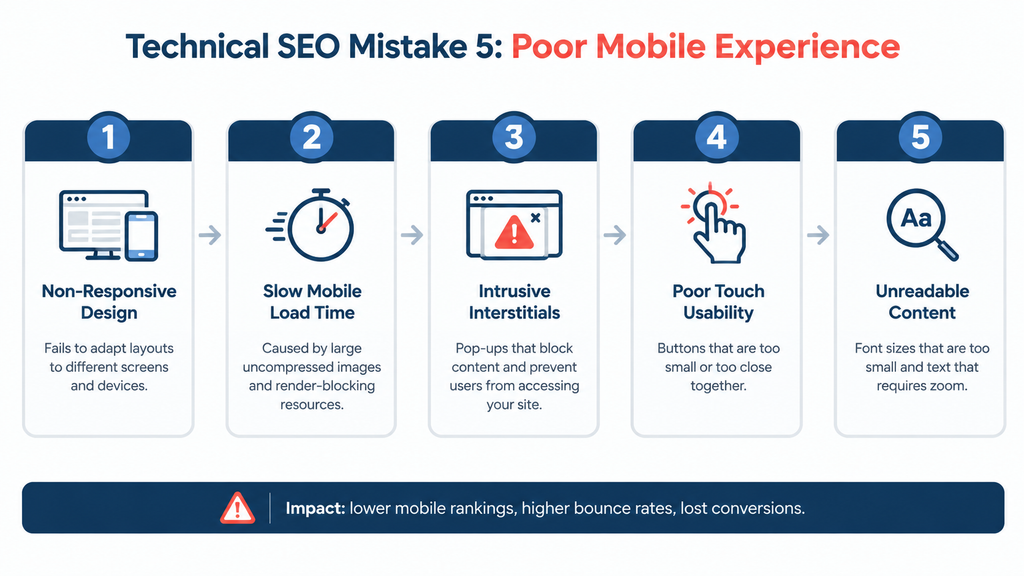Technical SEO Mistake 5 Poor Mobile Experience (2)